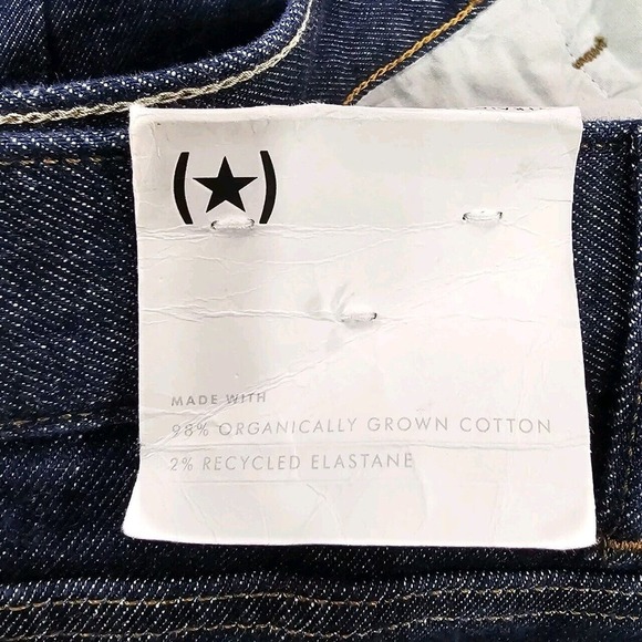 Banana Republic Blue Straight Fit Organic Cotton Stretch Jeans MENS SIZE 40X34 - Picture 8 of 13